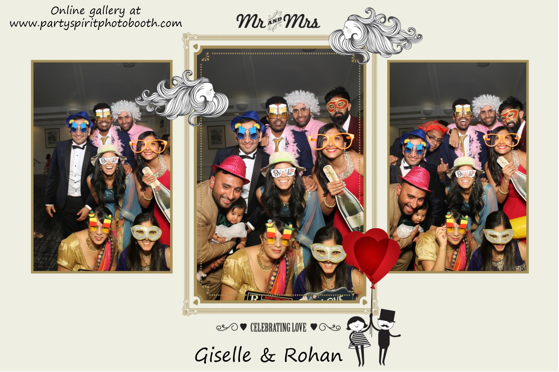 Giselle and Rohan's Wedding | View more photos from the event at gallery.partyspiritphotobooth.com/u/PartySpiritPhotoBooth/Giselle-and-Rohans-Wedding